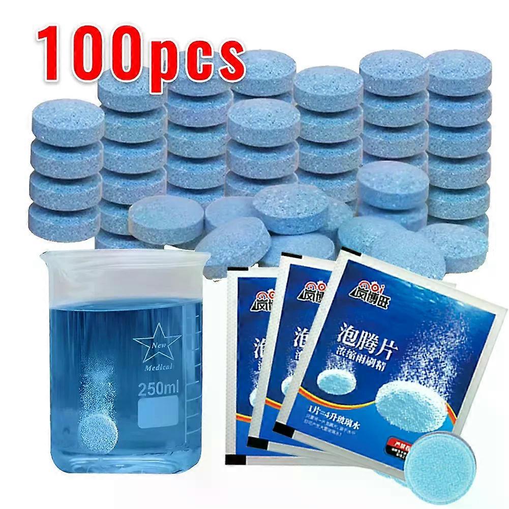 Effervescent Tablets Cleaning Windshield Window Glass Cleaner Auto Wiper Glass Solid Cleaning Car Windshield Glass Solid Cleaner