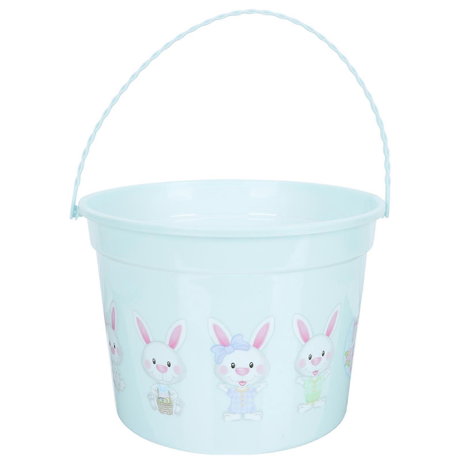 Beach Sand Buckets Plastic Sand Storage Bucket for Garden Use Green 1Pack