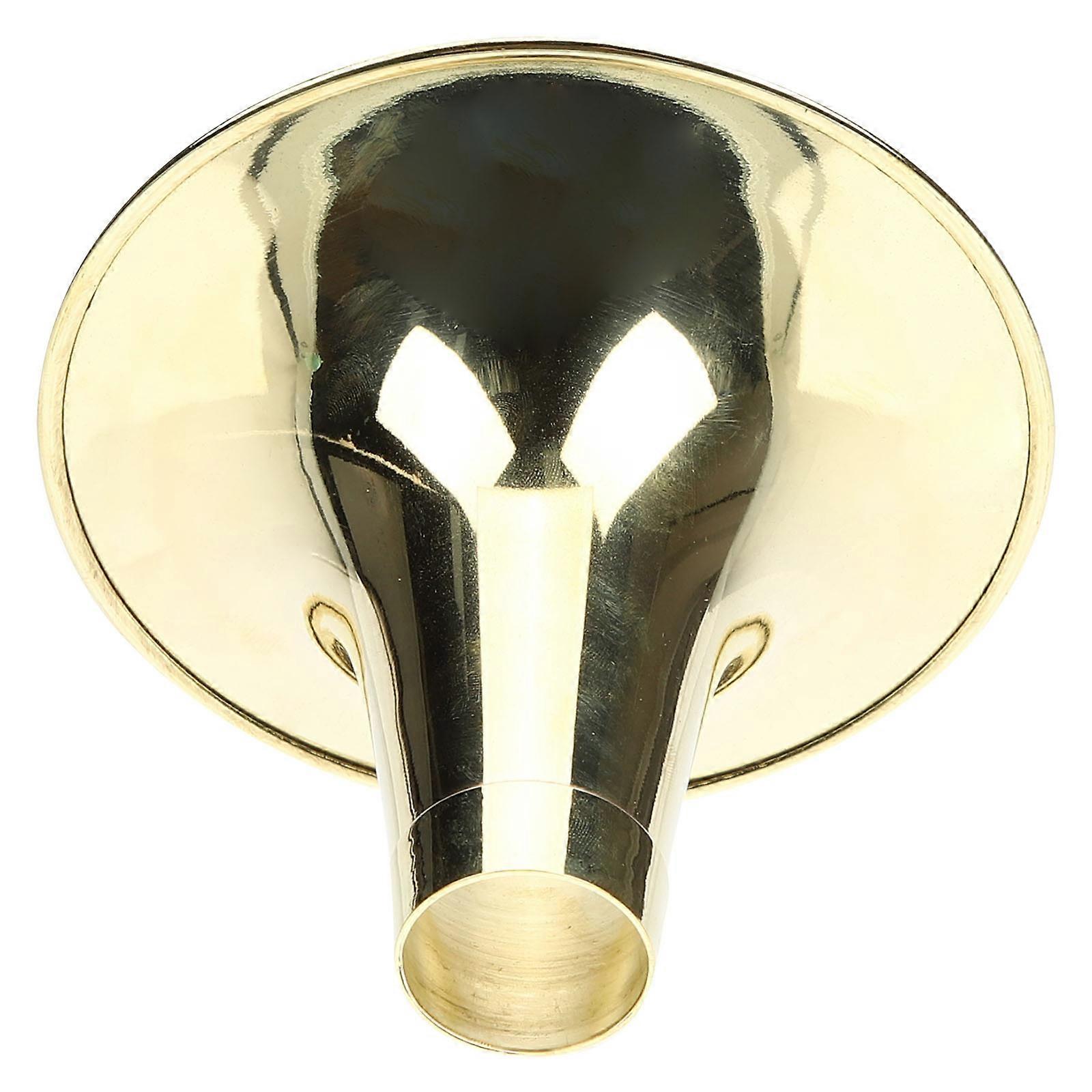 Suona Sound Amplifier for Suona Instrument Golden Brass Replacement Part 1Pcs