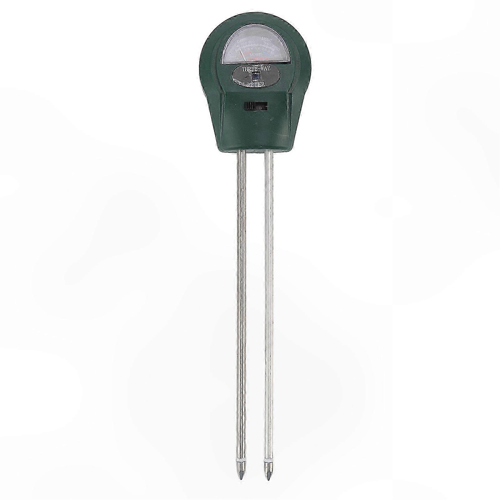 3-in-1 Soil Moisture Meter with Dual Probe for Sunlight and PH Testing in Gardening and Farming