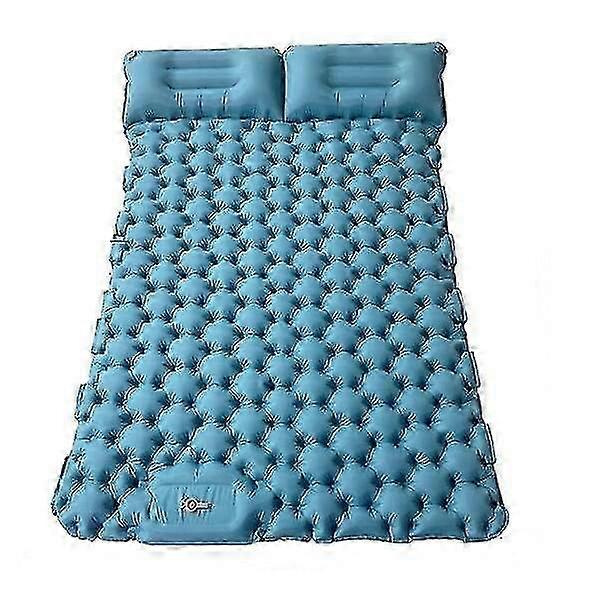 Outdoor Double Sleeping Mat Inflatable Mattress Folding Camping Sof...