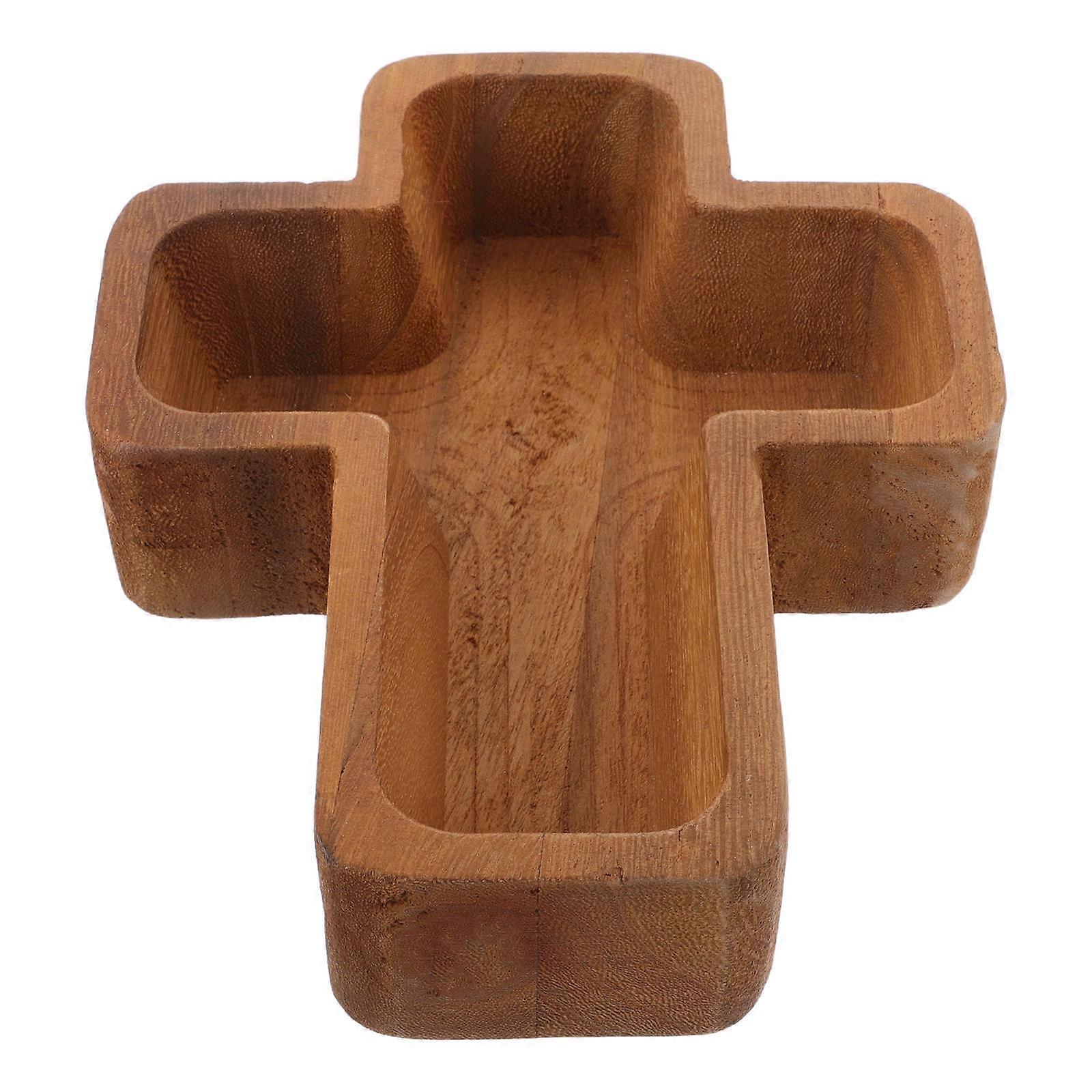It sounds like you're referring to a **wooden cross shaped serving tray** that's being marketed as a **multipurpose decorative item**—ideal for use