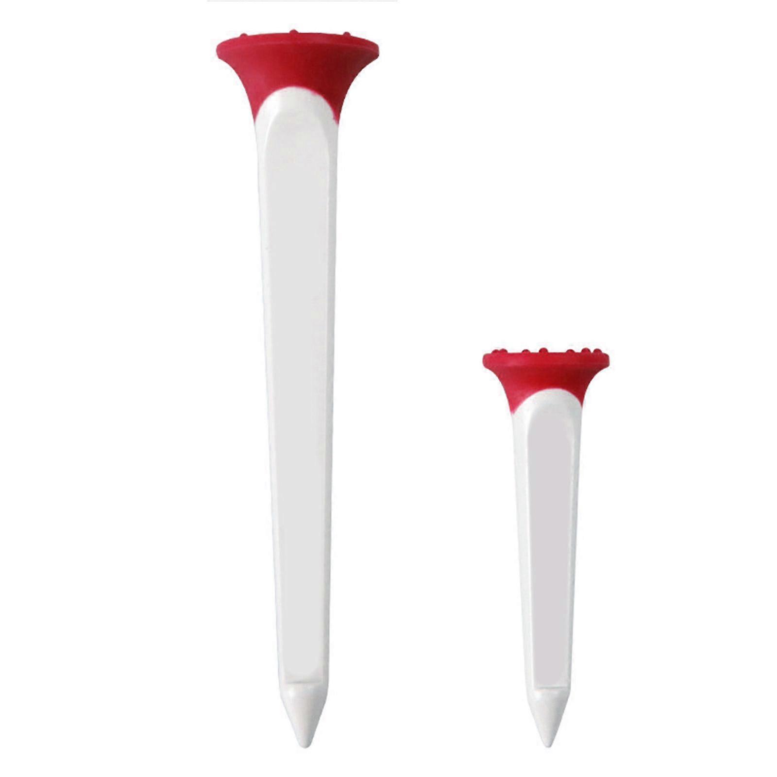 High Performances Golf Tees Training Ball Holder Plastic Golf Simulator Tees Practice Tool Golfs Training Accessories  Red