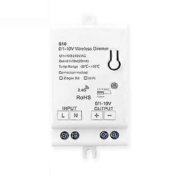 AC100-240V Zigbee 0/1-10V LED Dimmer Tuya App For 0-10V LED Dim