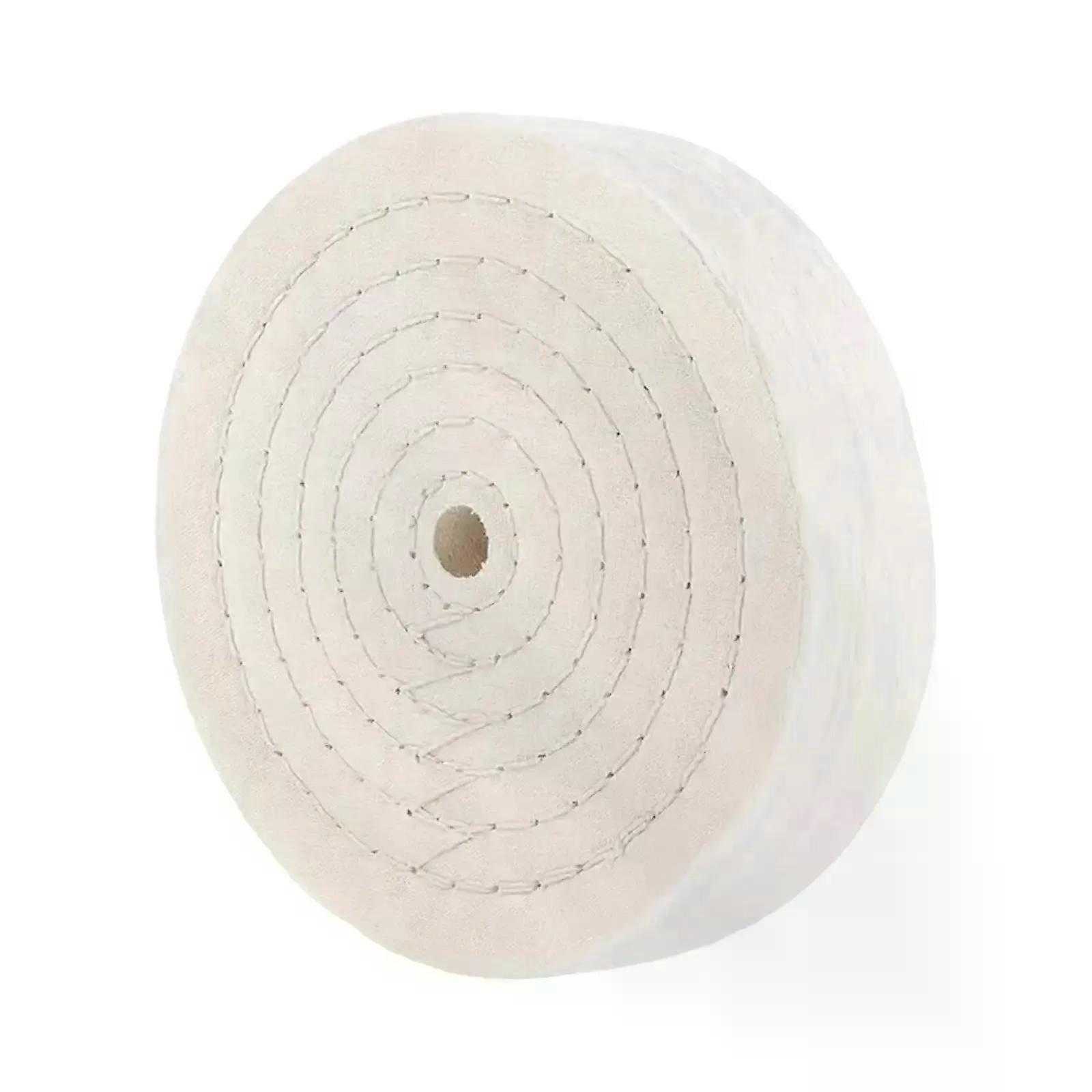 8inch Cotton Buffing Wheel for Bench Grinder Easy Installation 5/8 Arbor
