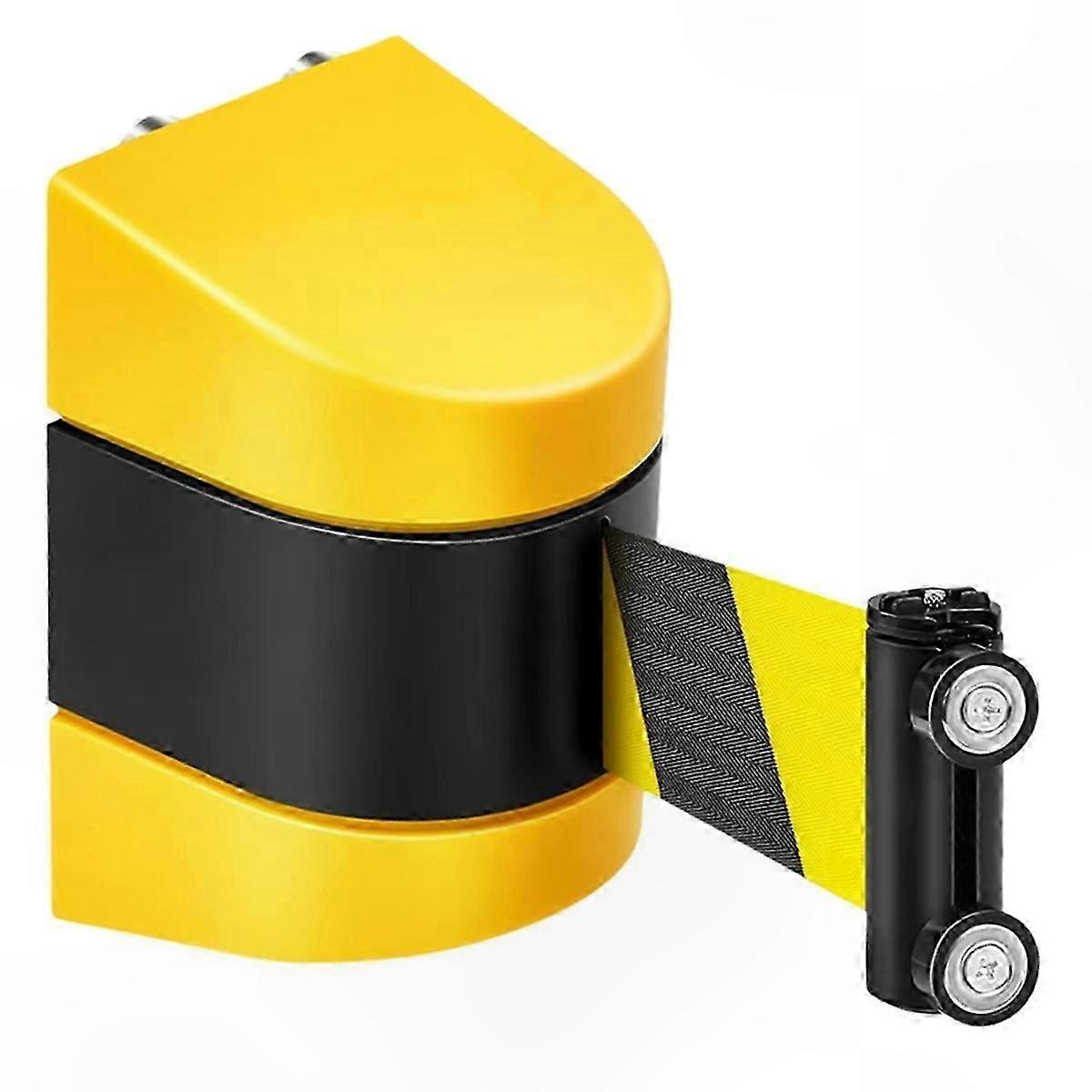 Magnetic Retractable Safety Belt for Wall Barriers - Crowd Control Solution