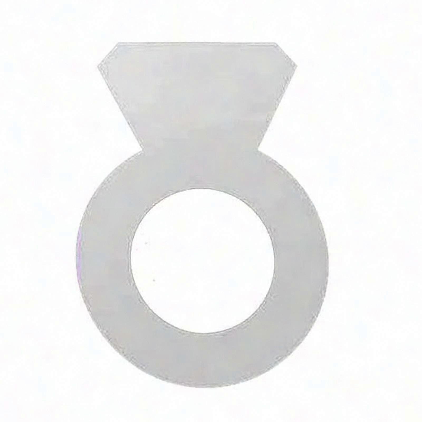 Large Diamond Ring Plastic Mold Cake Stencils for Jelly Making Cake Decorating Tool