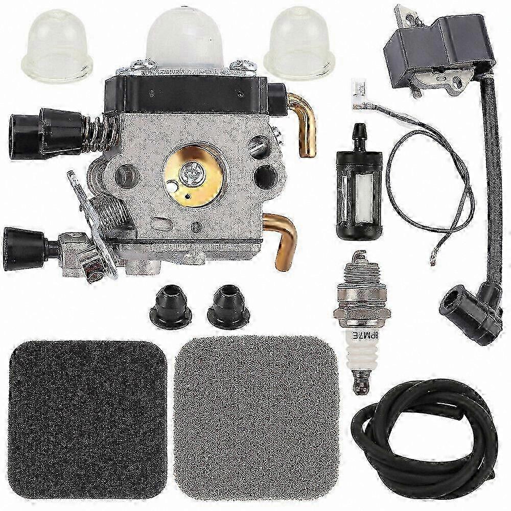Replacement Ignition Coil and Carburetor Assembly for FS80R FS85 HT75 HS75 KM85 Models
