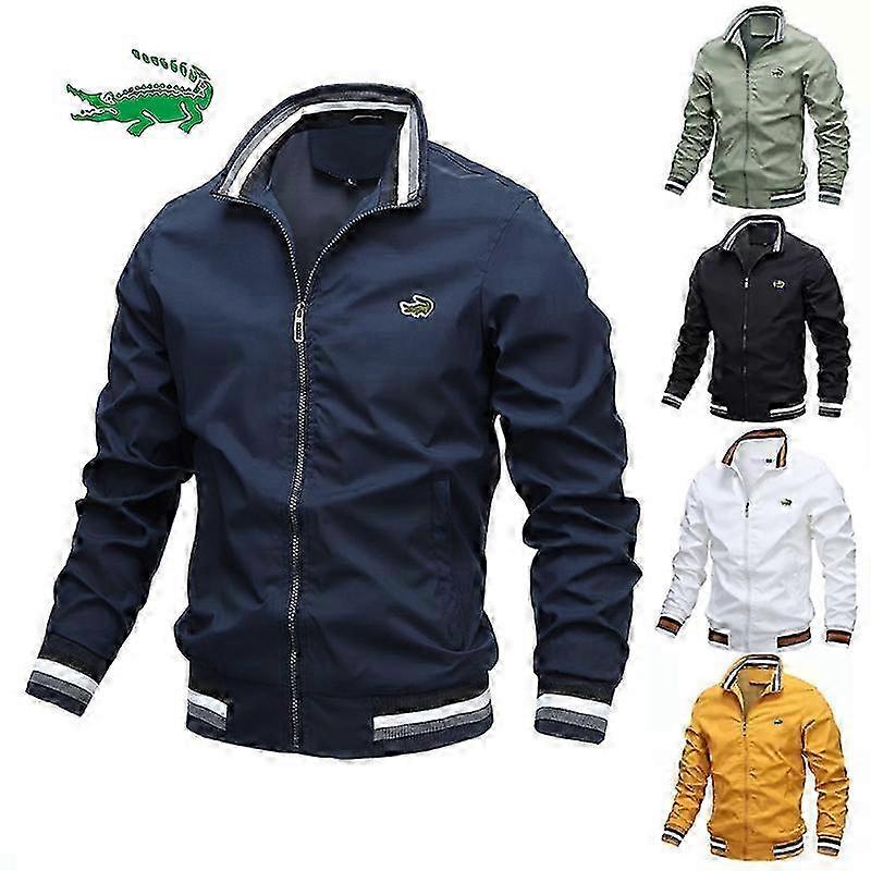 Nova jaqueta bomber 2023 para homens Spring Fitness e Streetwear - Jaqueta unissex com zíper e estilo Hip Hop
