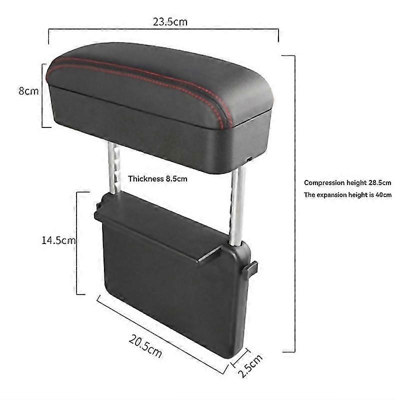 For Armrest Support Elbow Rest Pad With Console Storage Organizer A
