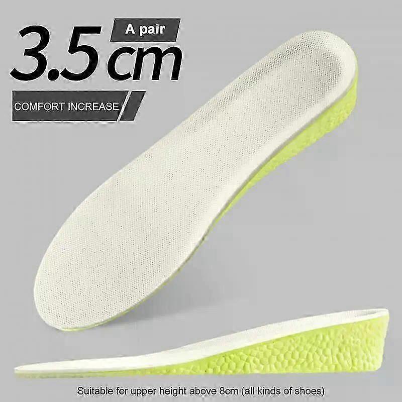 Comfortable shoe insoles for height increase memory foam 1.5-3.5cm