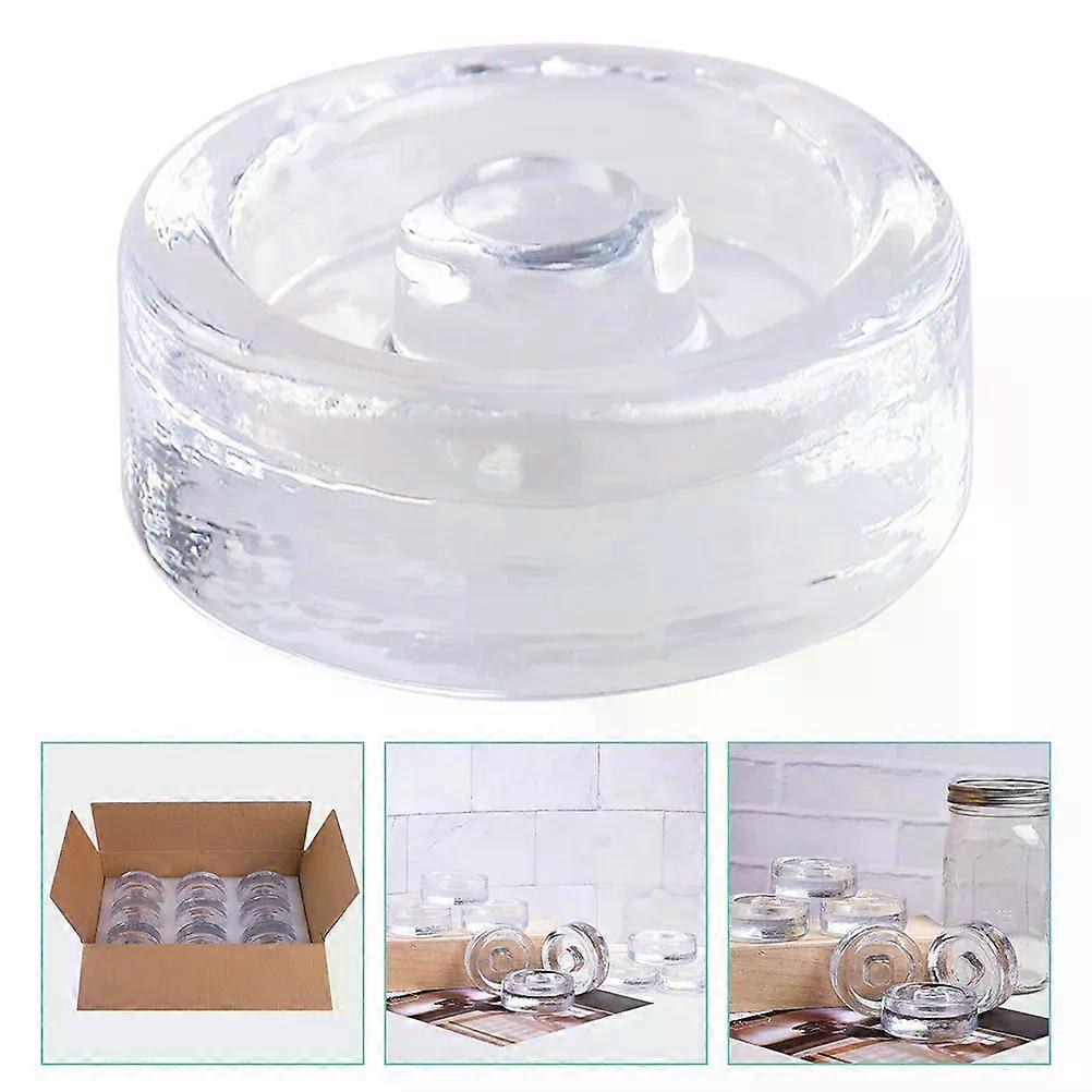 Fermented Glass Weights Jars Fermenting Lids Household Fermentation Easy Grip
