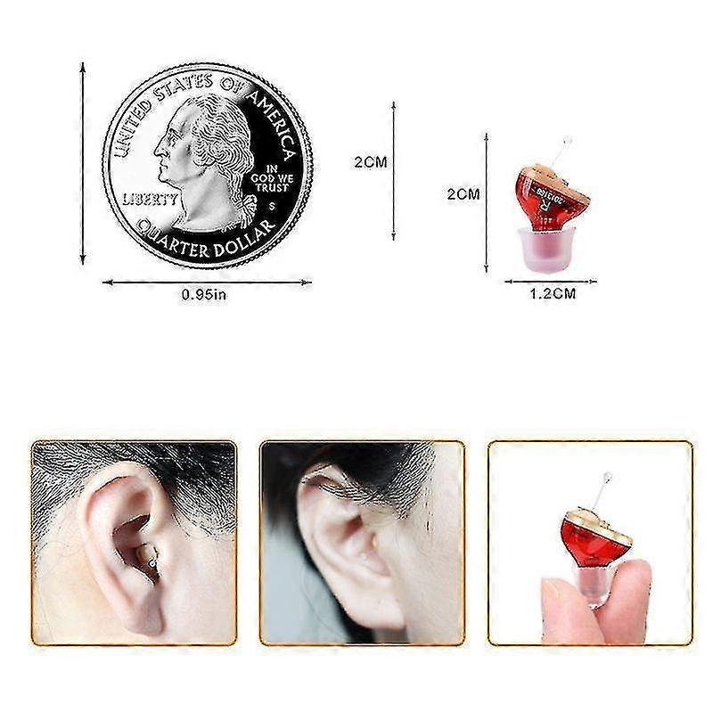 Wireless mini hearing aid for deaf/elderly