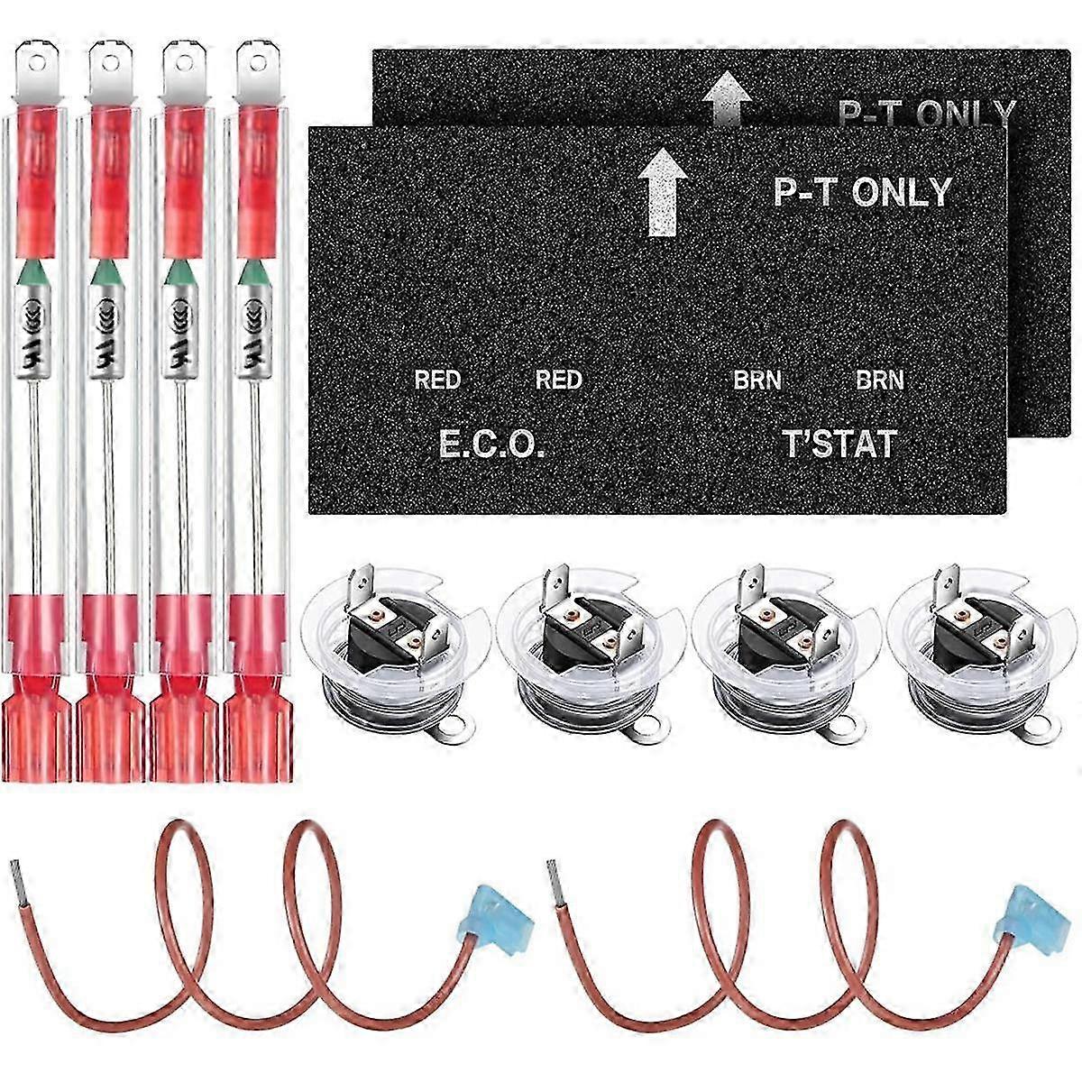 RV Water Heater Thermal Cutoff with ECO Thermostat Assembly Kit for Models 93866 & 91447 Replacement Part