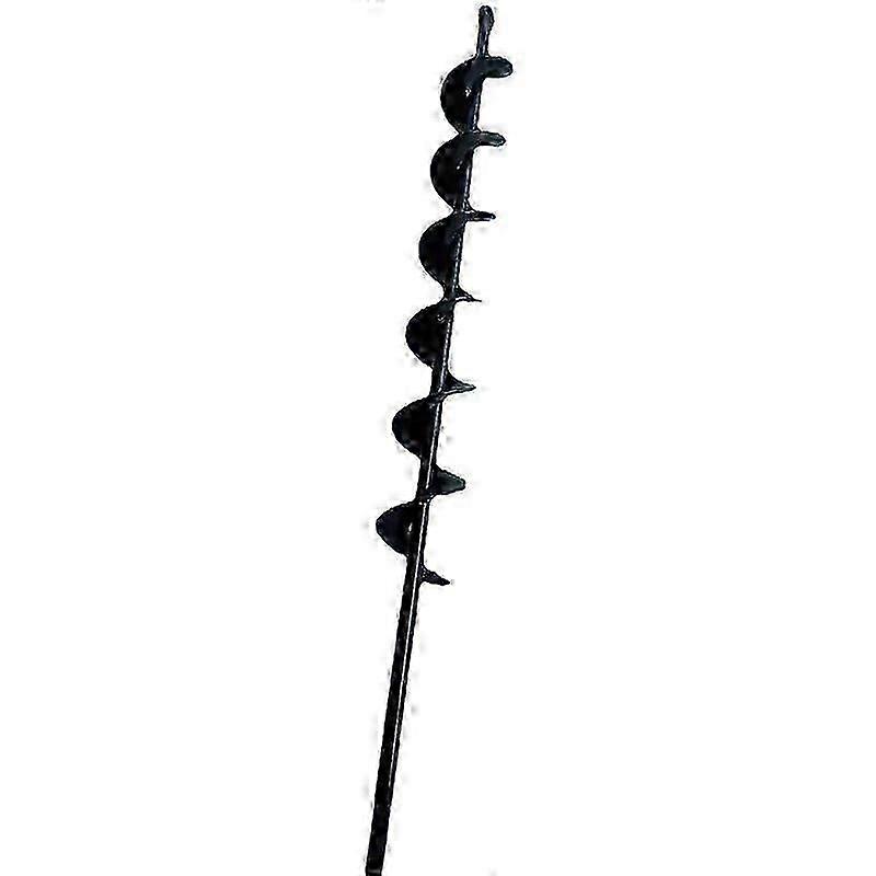 50 mm x 450 mm sort sneglebor til haveplanter og jordboring med holdbar stålkonstruktion