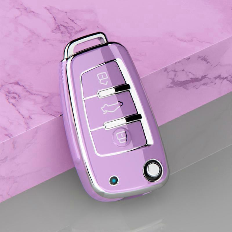 New TPU Car Key Case Cover For Chery ARRIZO7 E3 E5 A3 A5 Tiggo 2 3 5 3X Fulwin2 Eastar® 3 Buttons Central Locking Cover Accessories~03582