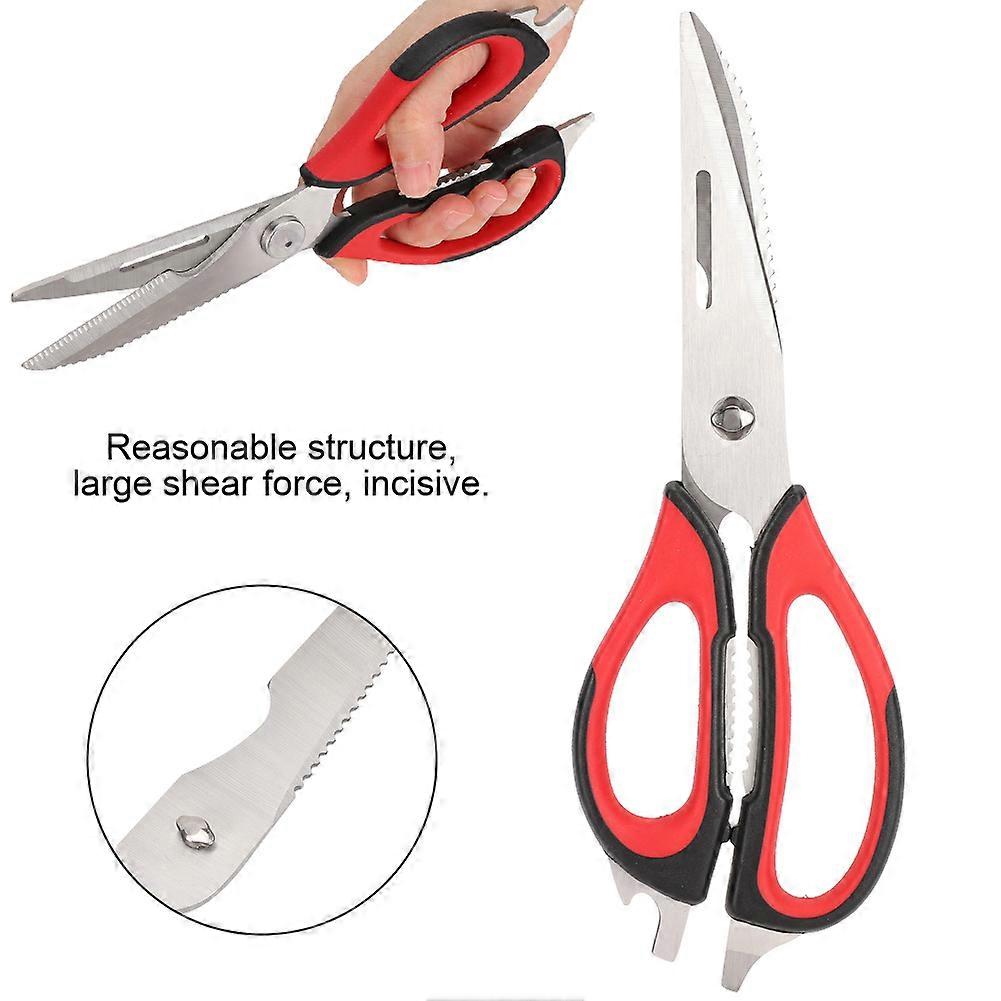 Multifunctional Stainless Steel Kitchen Shears 22.7x7.5cm for Poultry