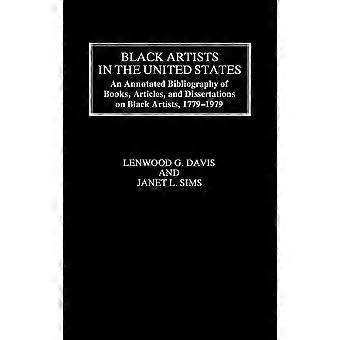 Black Artists In The United States An Annotated Bibliography Of Books Article - Lenwood G. Davis - Hardcover - en Book