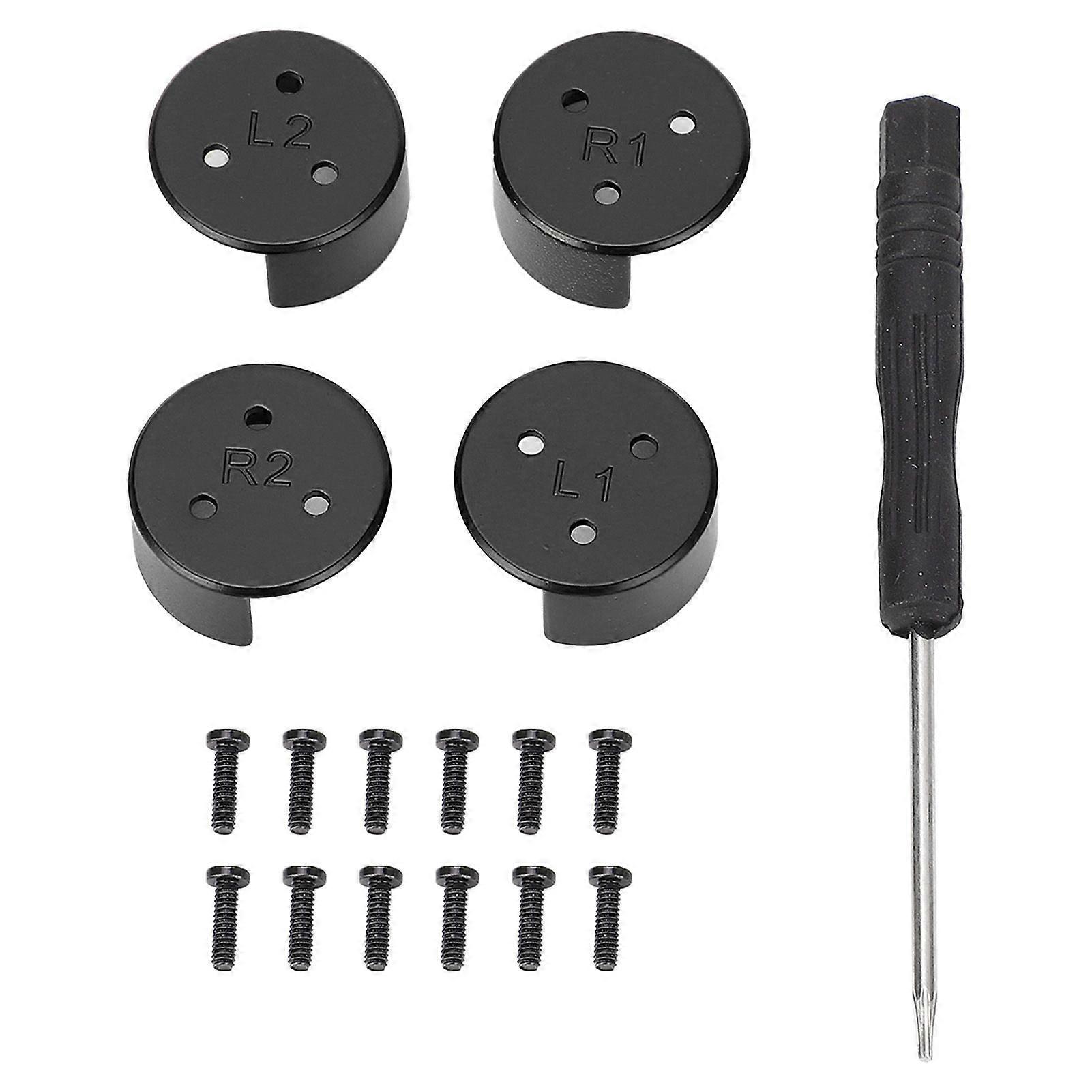 4Pcs Drone Motor Protective Cover Aluminum Alloy Dustproof Engine Cap Replacement Accessories for Avata 2 Black
