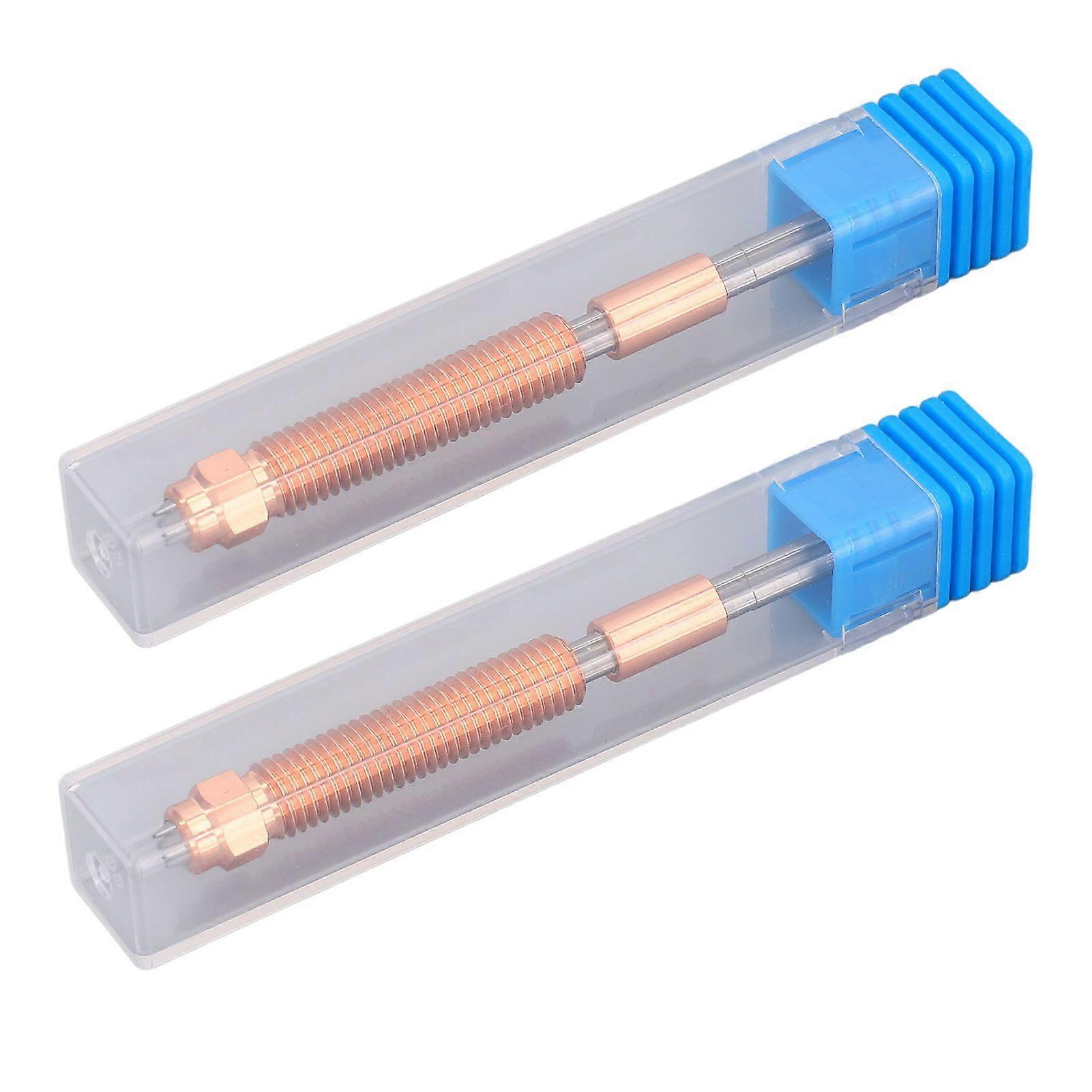 3D Printer Nozzle Hardened Steel and CuCrZr Fine Exquisite Integrated 3D Printer Hotend Nozzle Replacement for K2 PLUS 0.6mm / 0.02in