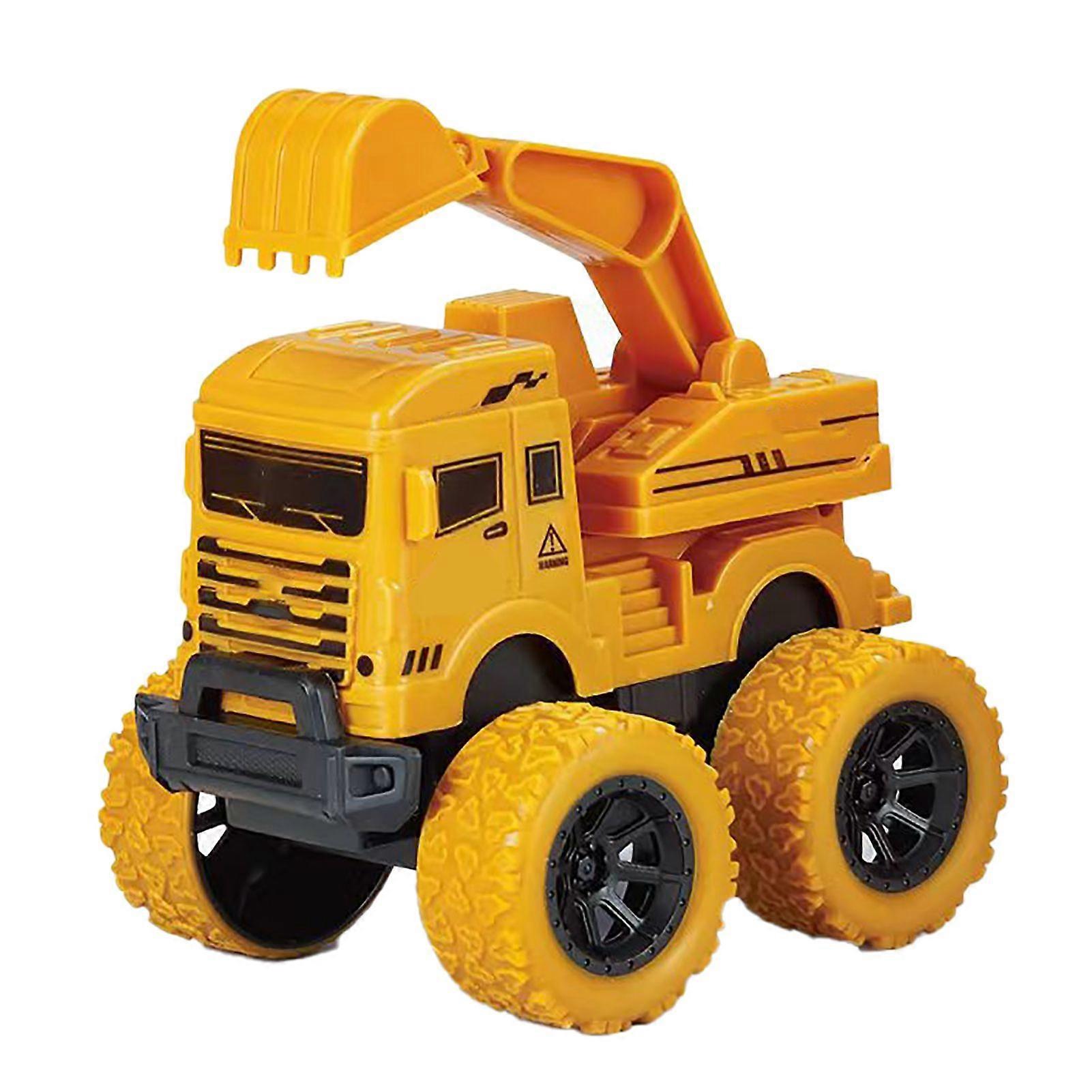 4 Wheel Inertia Excavator Stimulating Creativity Safety Engineering Inertia Excavator Toy