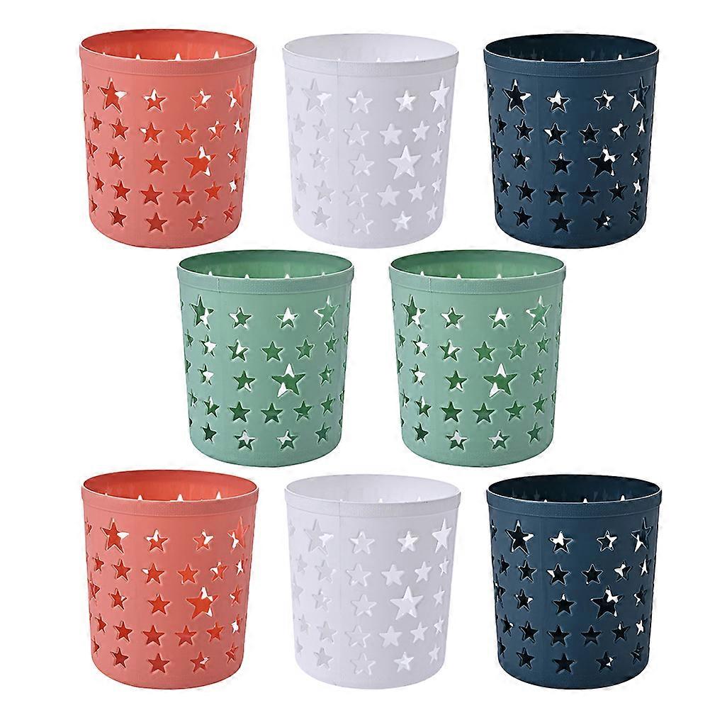 16Pcs Plastic Pen Holder for Desk with Multifunctional Storage Use