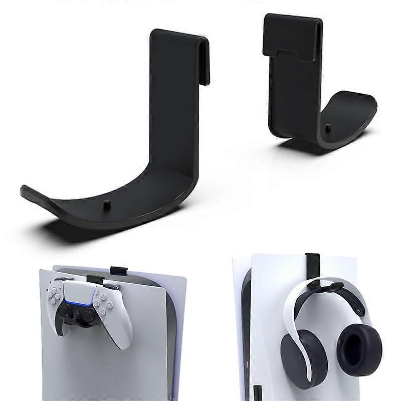 IPEGA PG-P5022 2Pcs Wall Mount Holder Bracket Hanger Storage Stand for PS5 Console Controller Headse