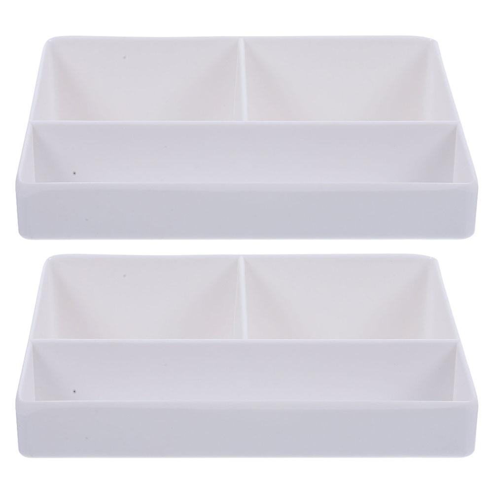 Tea Holder for Tea Bag 2Pcs White PP Storage Organizer