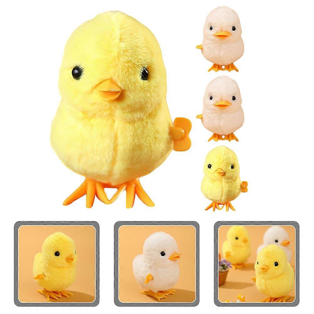 Plush Toys Wind Up Chickens Animal Modeling for Decoration 20Pcs Wind Up Toys