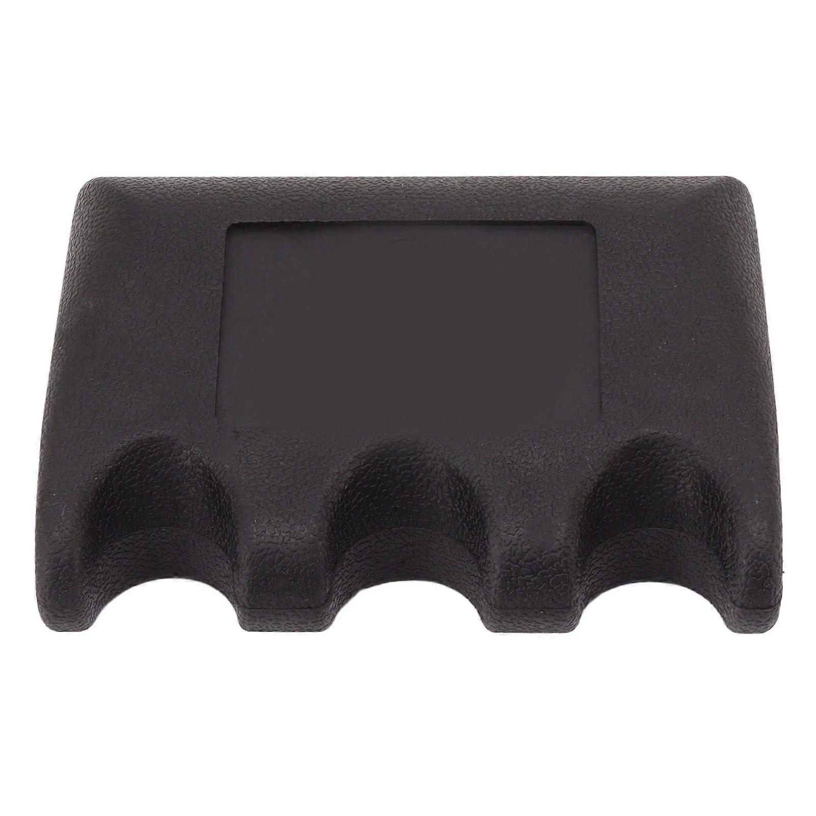 3 Holes Pool Cue Holder Portable Prevent Slip Stable Weighted Billiard Cue Holder for Table Chair