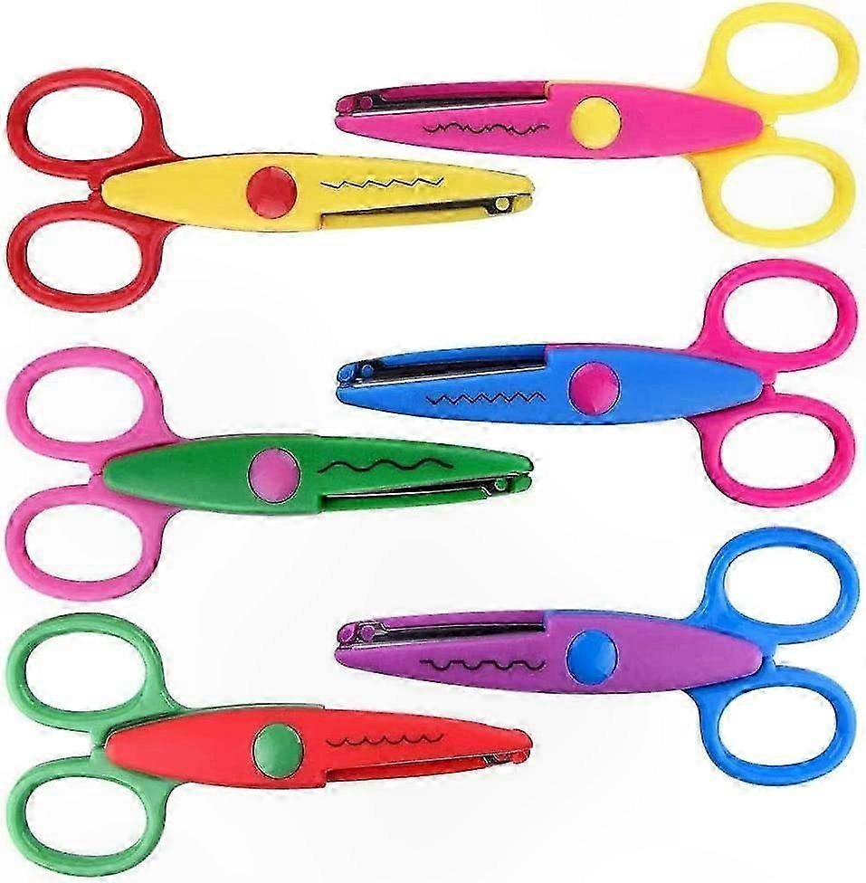 6-Pack Children's Safety Scissors for Art and Craft Projects, Ideal for School and Home Use