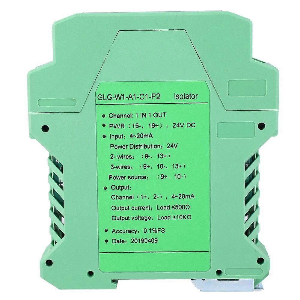 DC 24V DC Stromsignal-Isolator-Transmitter 4-20mA PLC erkennen Signalkonditionierer (#3)