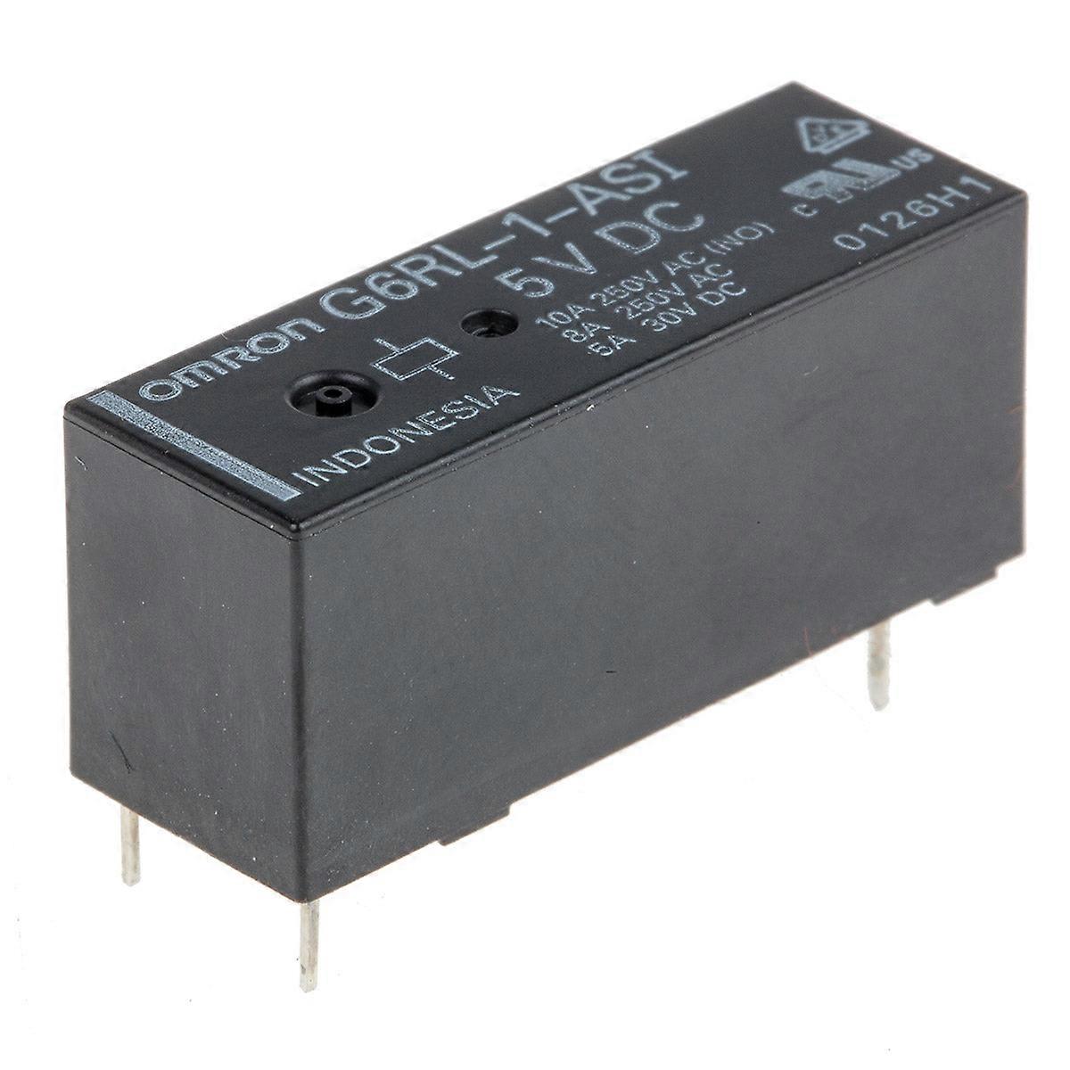 Omron Relay 5v Dc 10a Spst Pcb Mount G6rl-1-asi Dc5