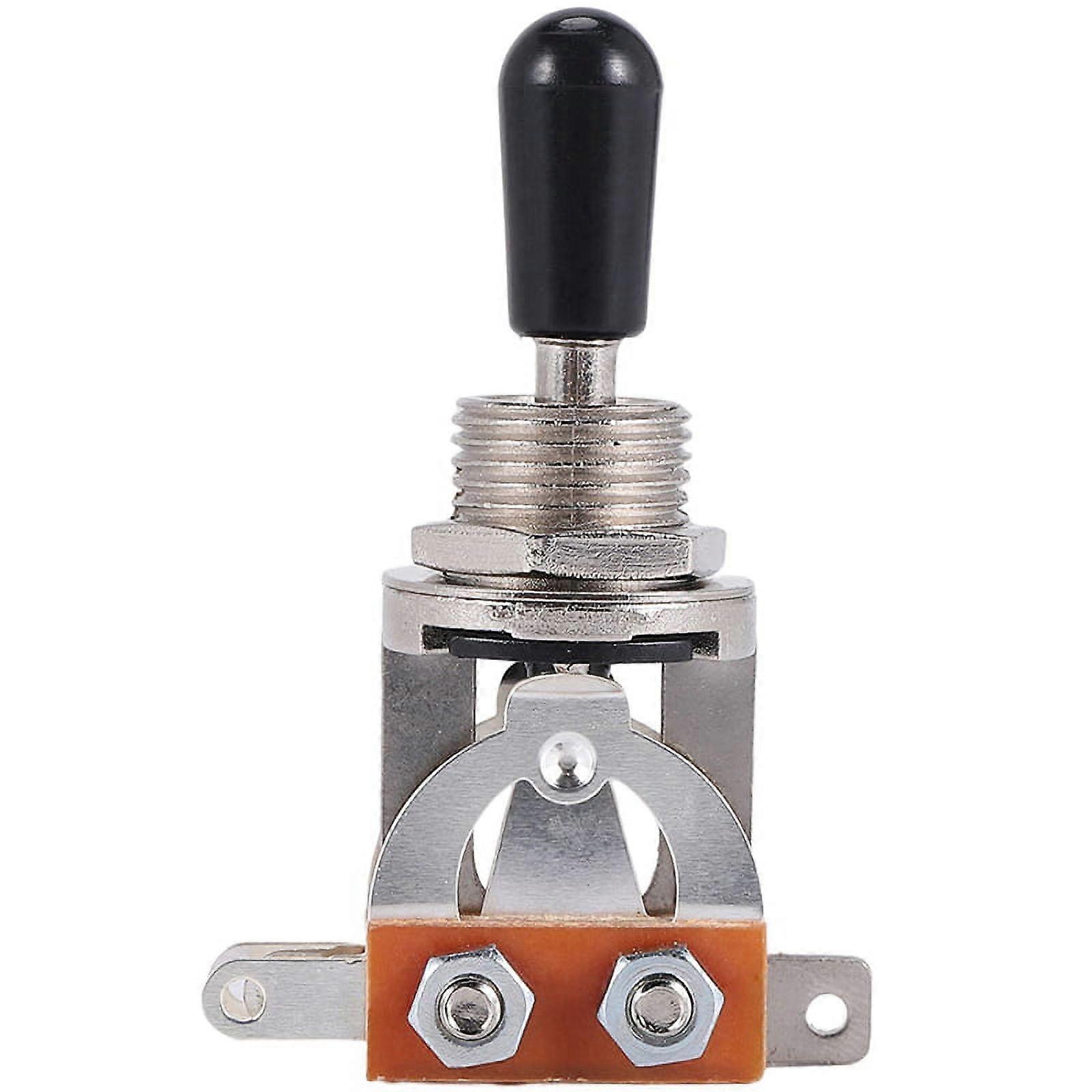 Winyuyby Electric Guitar Toggle Switch 3 Way In Black (Rhythm Treble) Pickup Selector