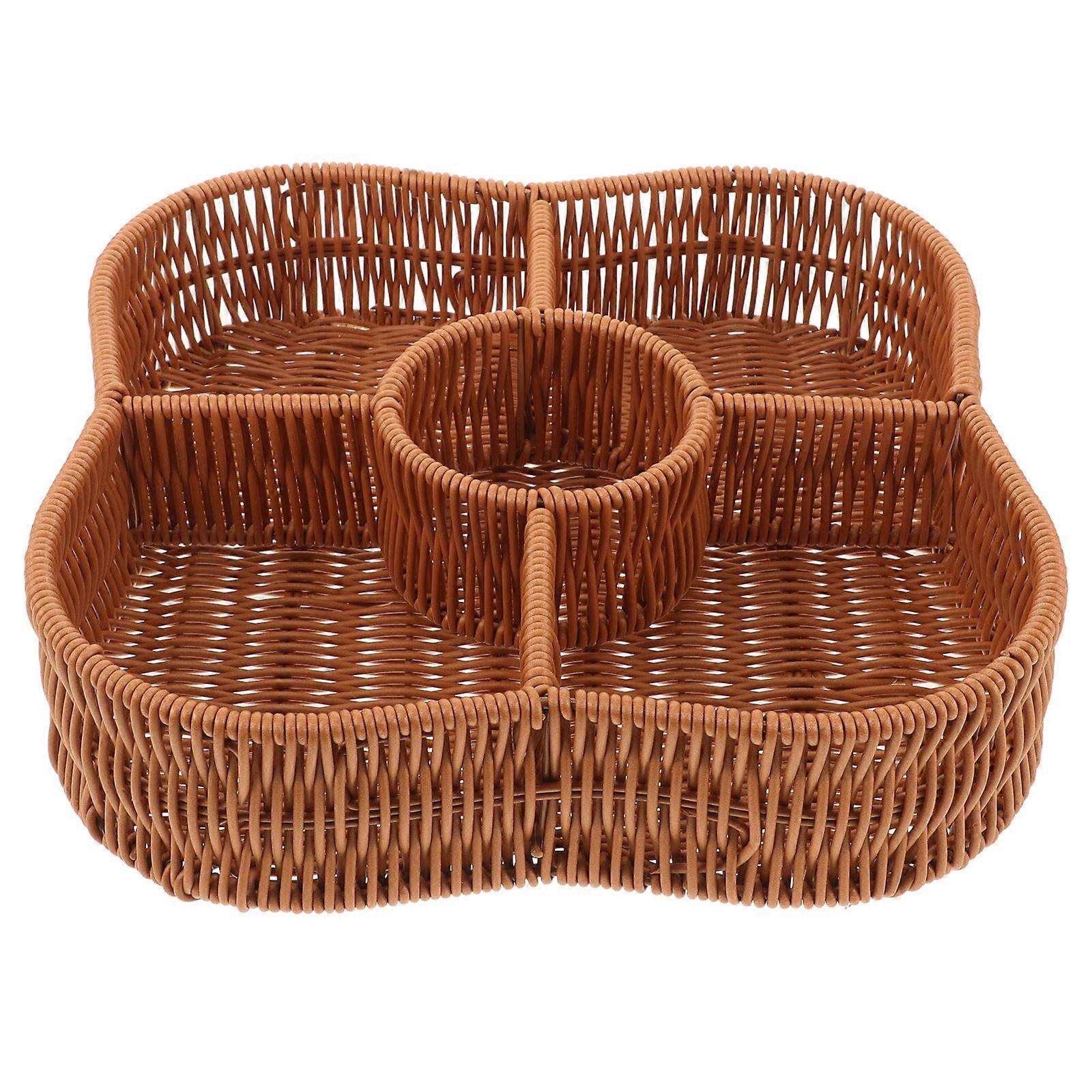 Decorative Storage Box Kitchen Utensil Basket for Storage 3Pcs Woven Set