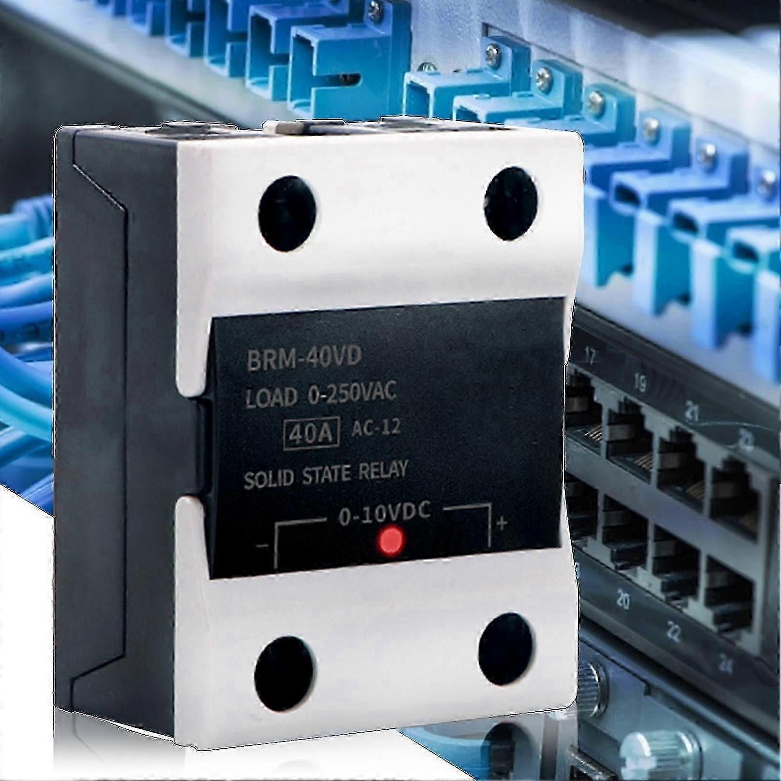 BRM-40VD 40A 0-10V DC Input 0-250V AC Load Solid State Relay Voltage Regulator Mengxi