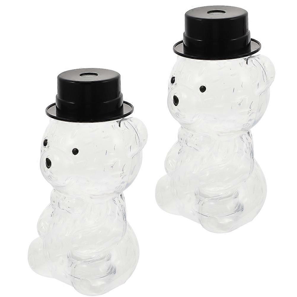 Reusable Soda Bottles Portable Beverage Bottles for Outdoor Activities and School Made from Transparent Pp with Sealing Feature 2Pcs