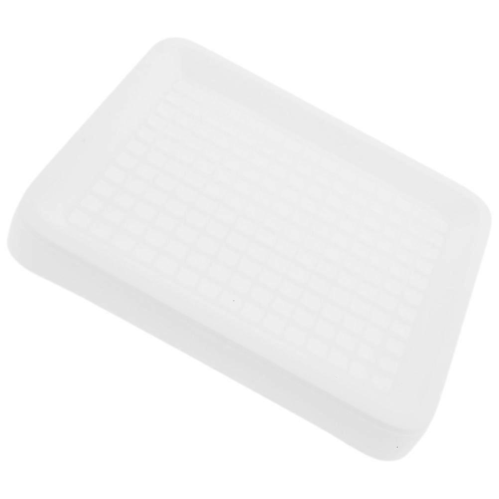 3Pcs Large Rabbit Litter Box Potty Training Aid For Home Use With Simple White Color And Ergonomic Design