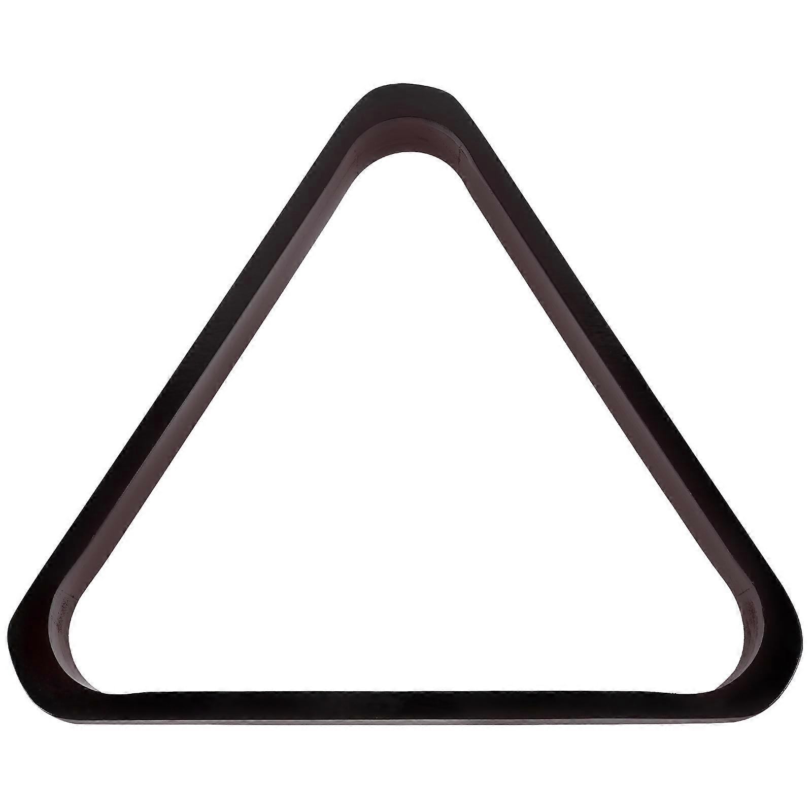 Billiard Accessories 3Pcs Billiard Triangle Frame Black Durable Organizer For Amateur Use Wood Material