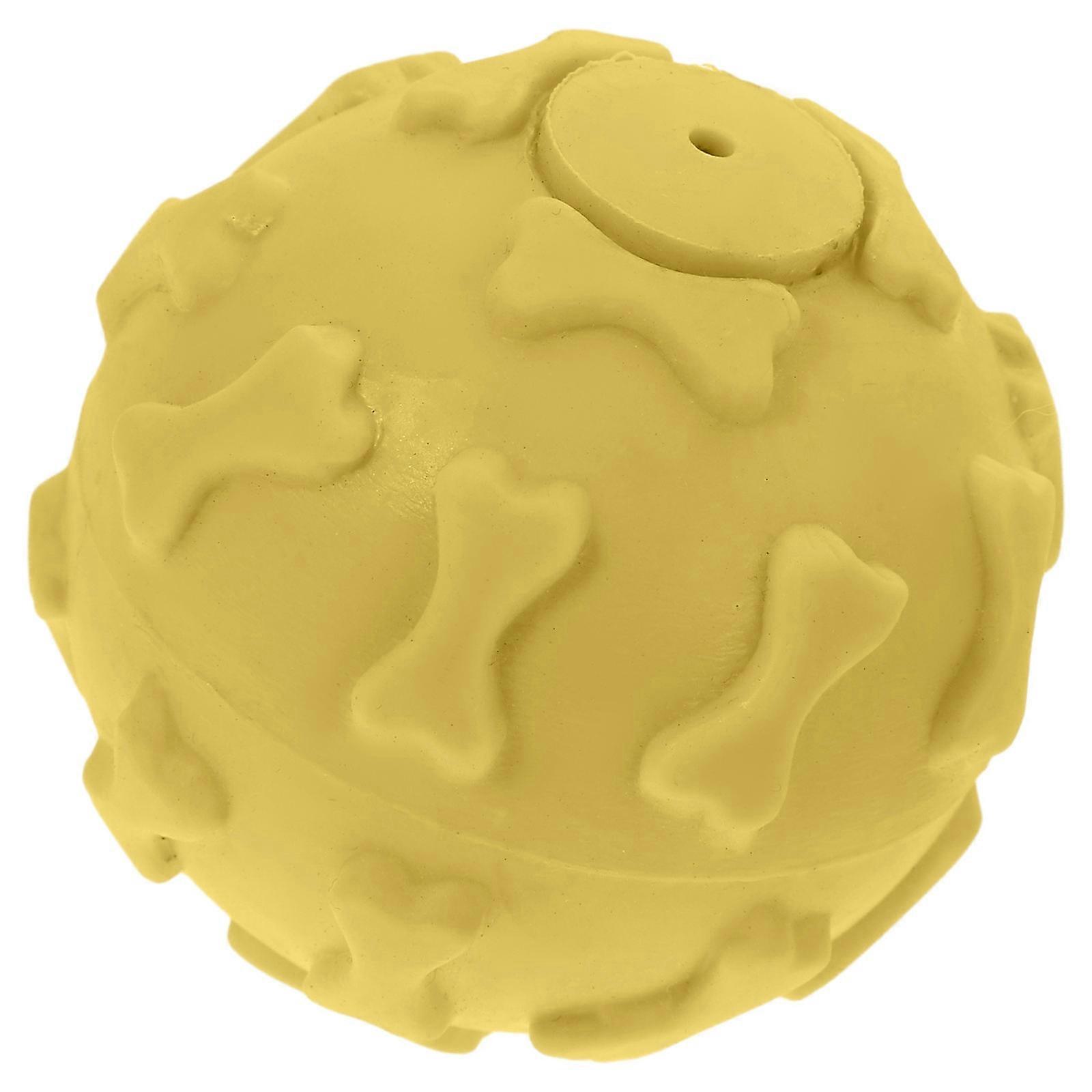 Puppy Squeaky Ball Dog Chewing Toy for Teeth Cleaning 3Pcs Pack