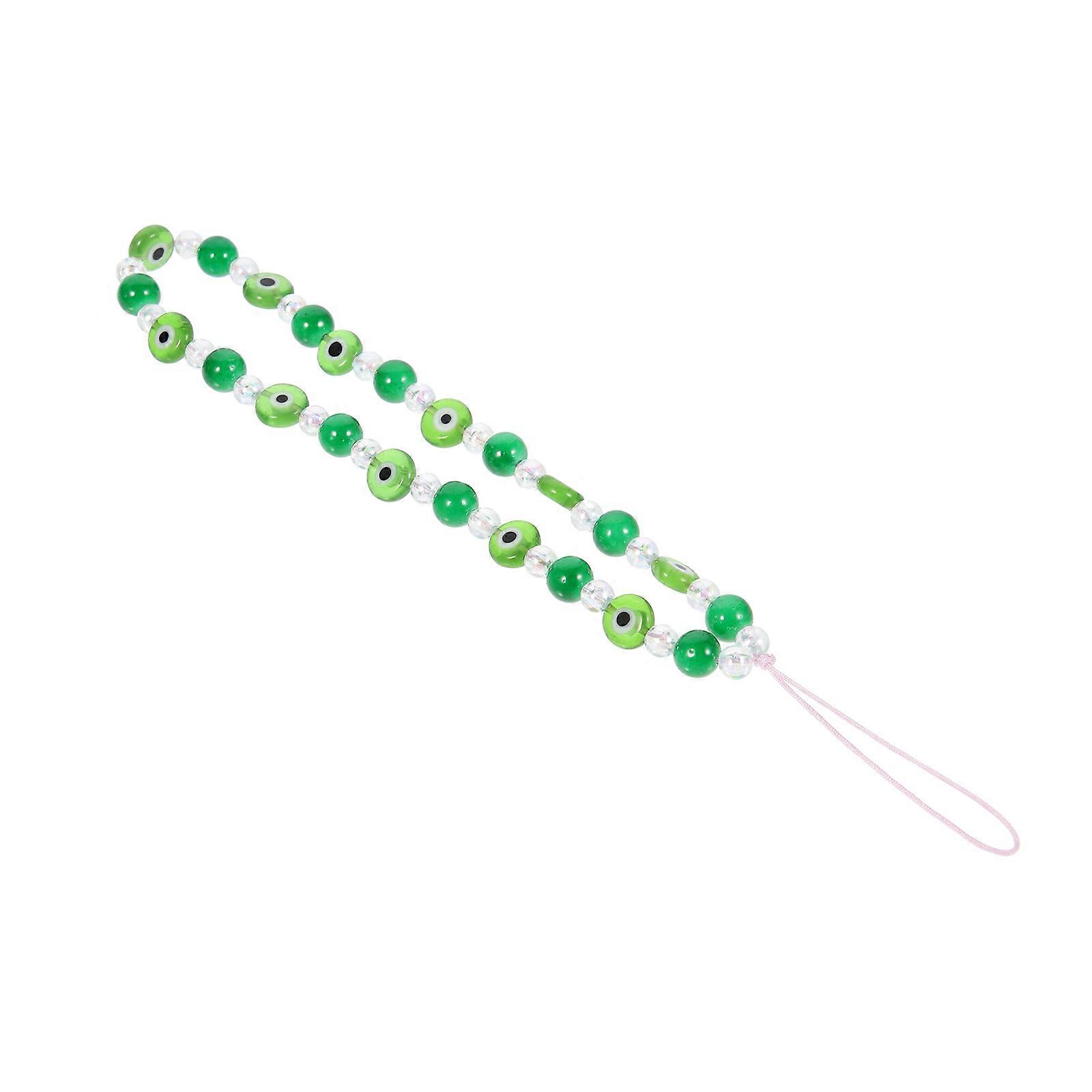 Evil Rope Polymer Clay for Decoration 2Pcs Beaded Phone Charm