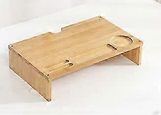 2025 Monitor Riser Stand Bamboo wood Desk & Tabletop Organizer