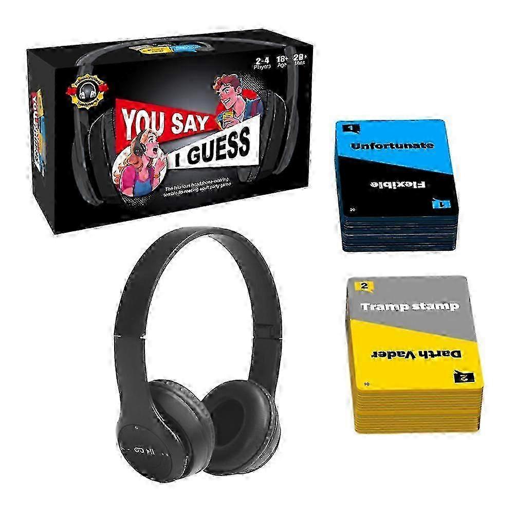 Sorry What Game, You Say I Guess Game, Uncensored Lip Reading Party Card Games For Adults, Fun Tiktok Challenge Game