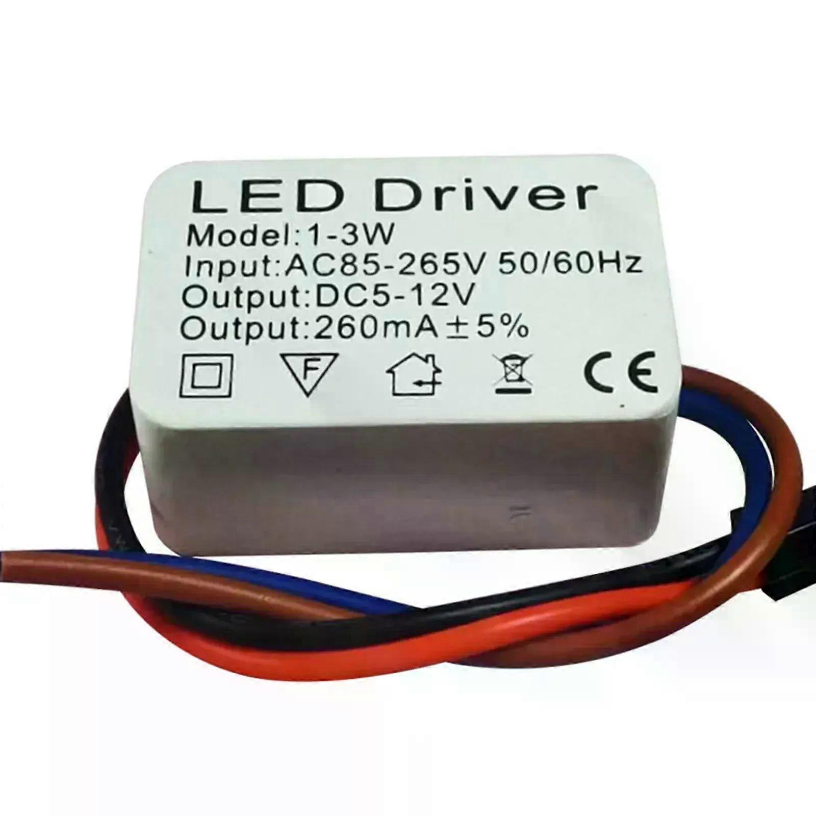 LED Driver 1-3W 3-5W 4-7W 8-12W 12-18W 18-24W Light Transformer Constant Current Power Adapter Lamp Strip LED Driver Power