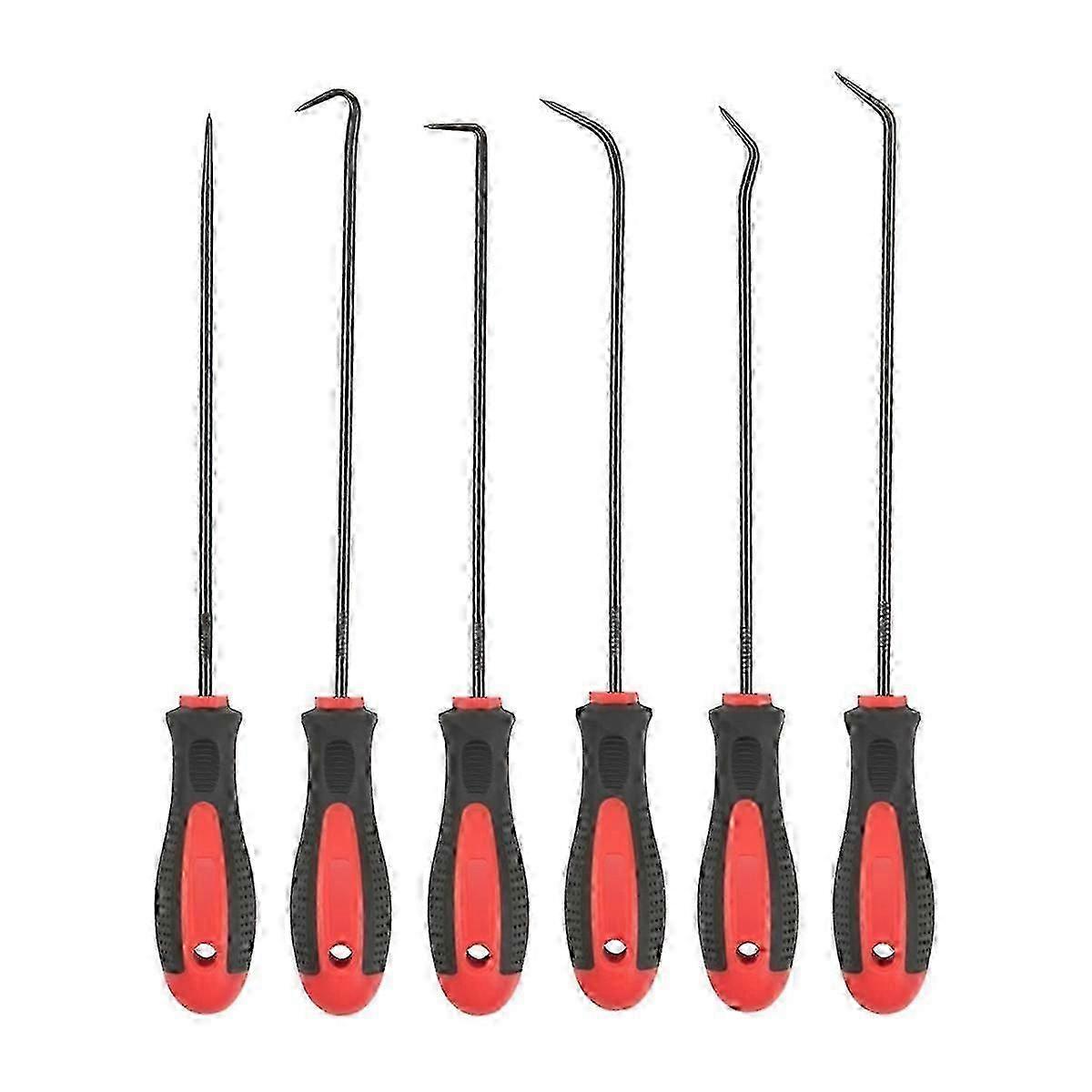 6-Piece Extra Long Precision Hook and Pick Set for Detailed Workmanship