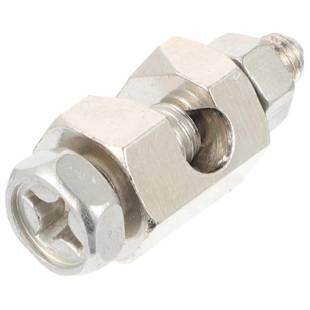 Solar Grounding Clip Lug Cable Clamp for Cable 5Pcs Practical Silver Design