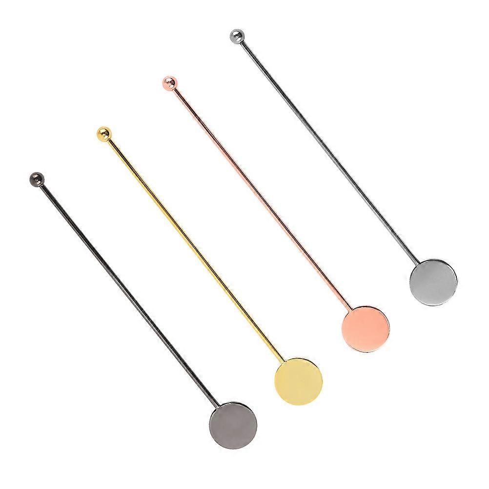 Bar Swizzle Sticks Stainless Steel Mixing Rod for 16Pcs Use