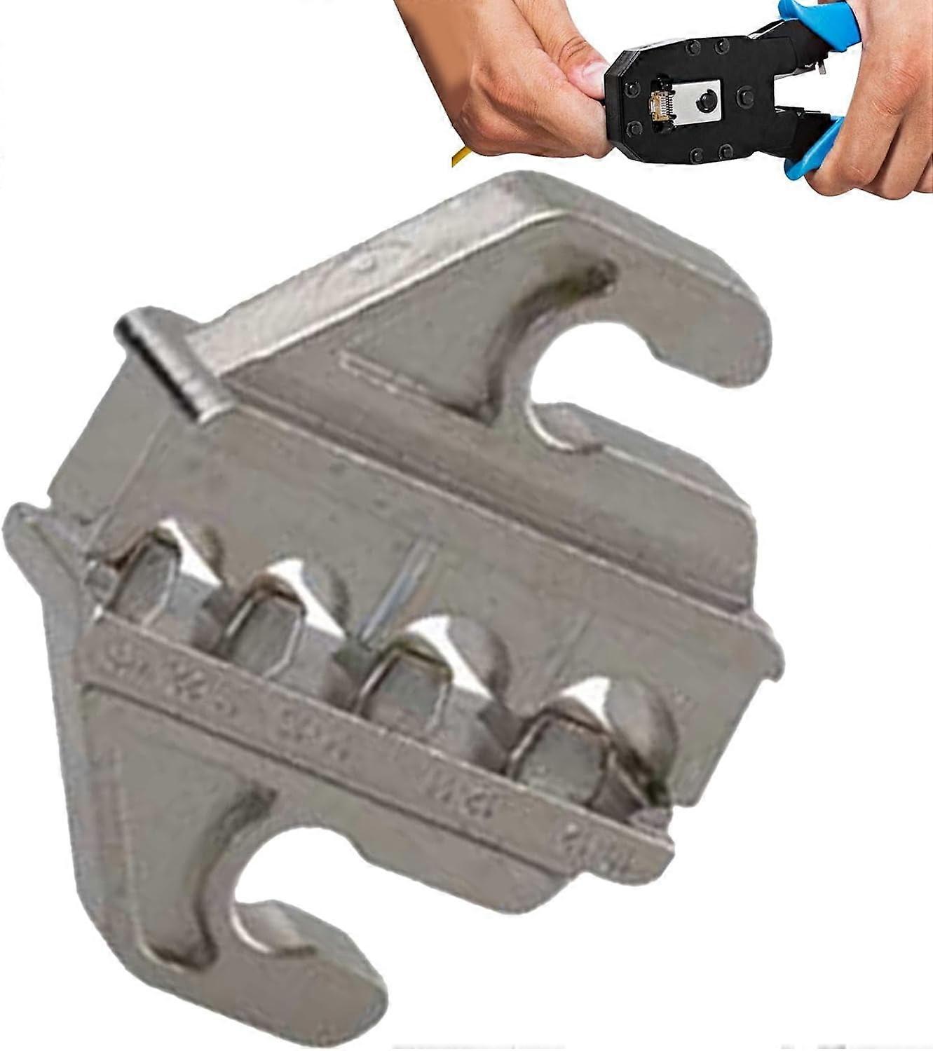 Innovire Cable Pliers with Crimping Die Set | Carbon Steel Wire Crimper for Bare Terminals | Compatible with Open Barrel