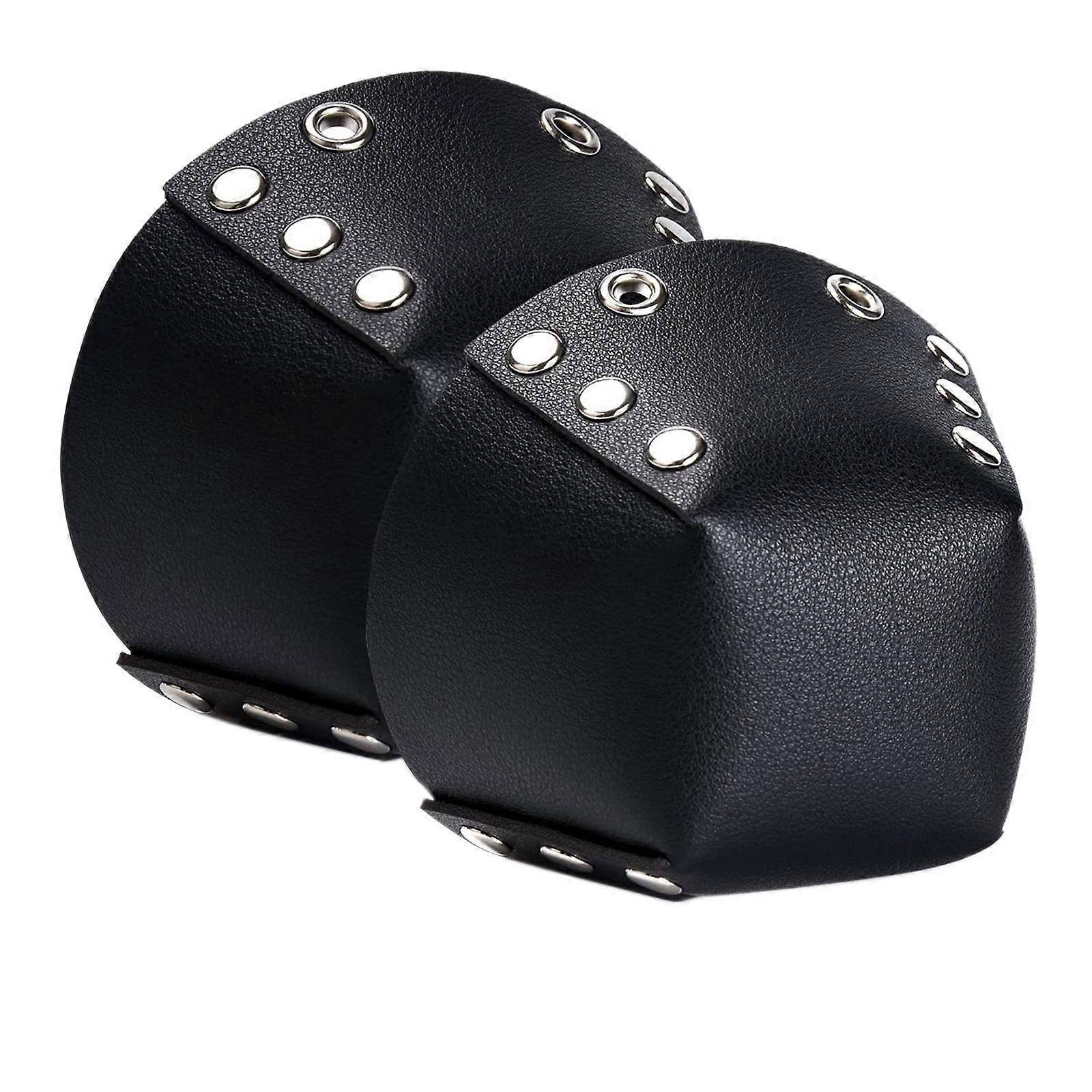 1 Pair Roller Skate Toe Caps PU Leather Skate Toe Guards for Roller Skates Toe Cap Protective