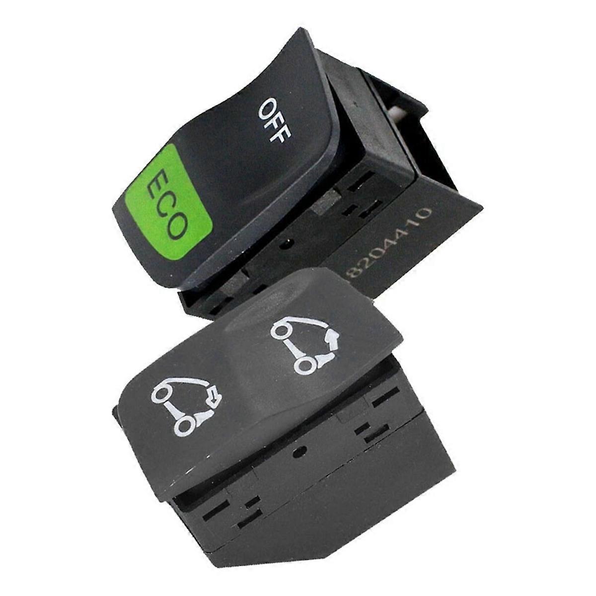 Car Opening Closing Convertible Top Switch + ECO Off Switch for Smart